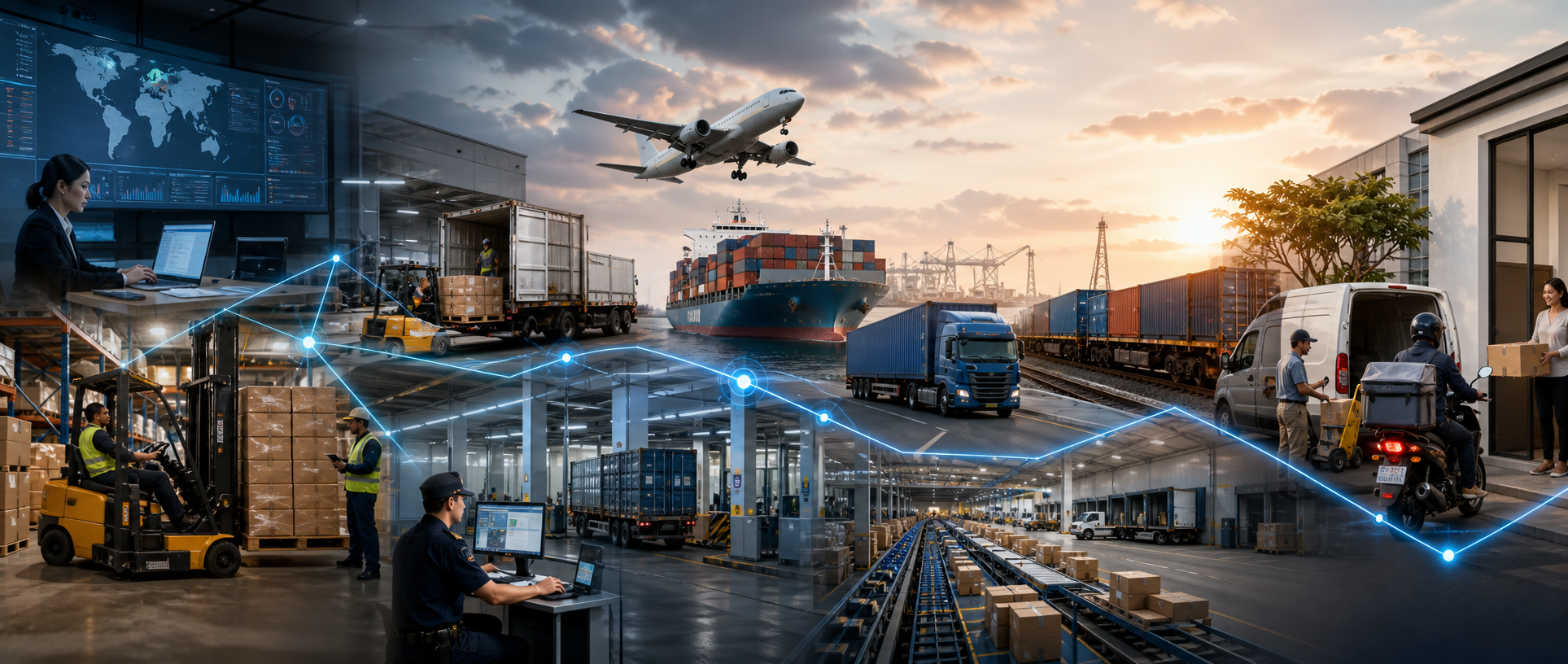 Global Freight Journey Logistics Flow from Origin to Delivery Global Freight Journey Logistics Flow from Origin to Delivery