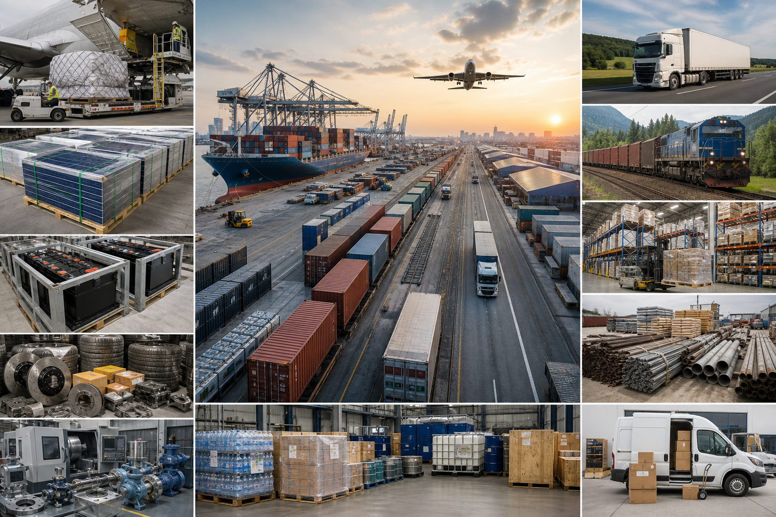 Global Freight Network with Renewable Energy and Automotive Cargo Global Freight Network with Renewable Energy and Automotive Cargo