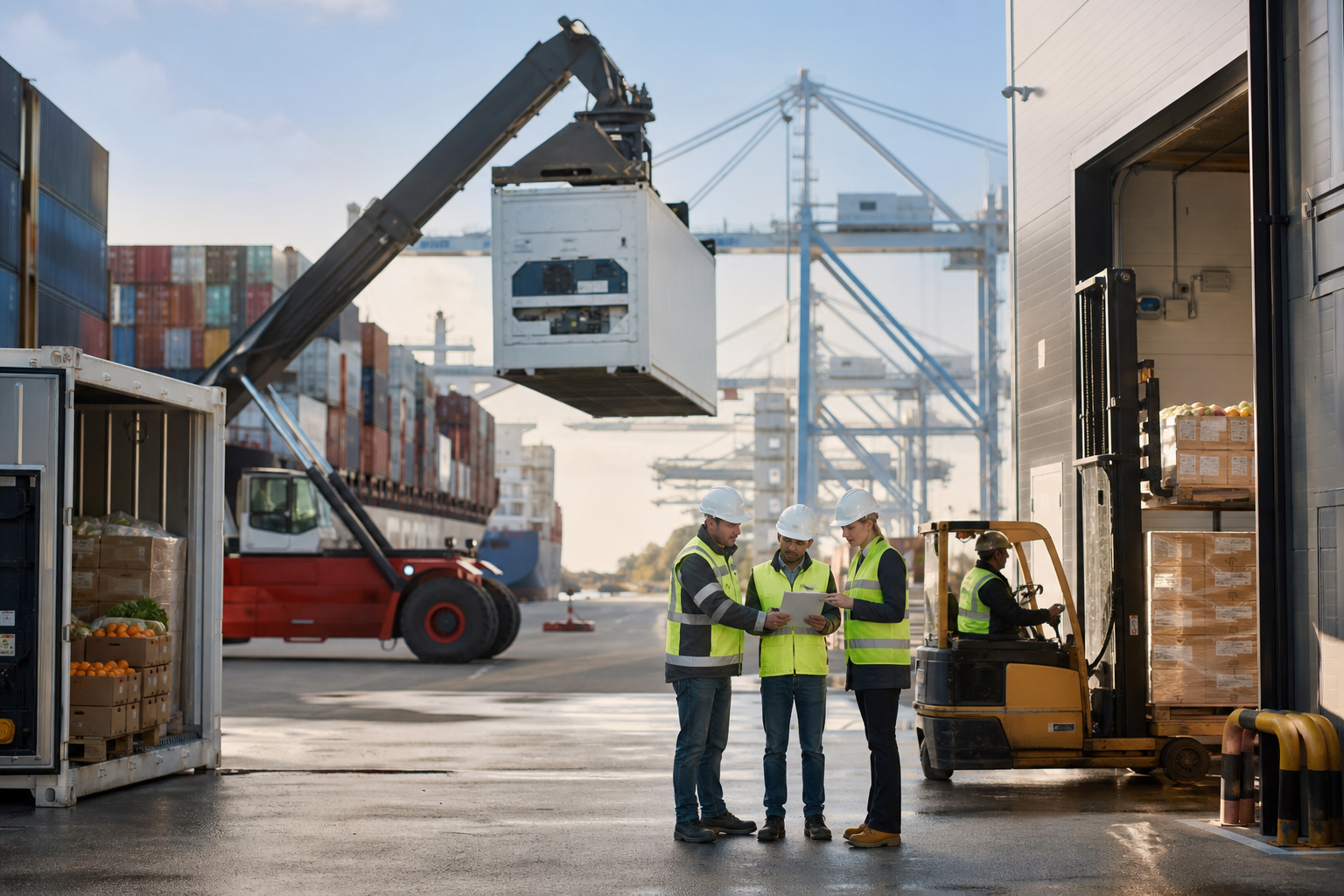 Container Loading Operation at Port