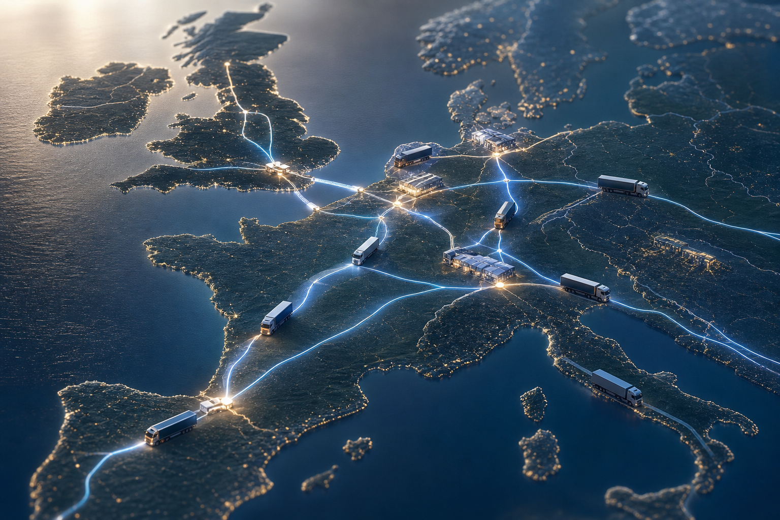 European Freight Network Visualization European Freight Network Visualization