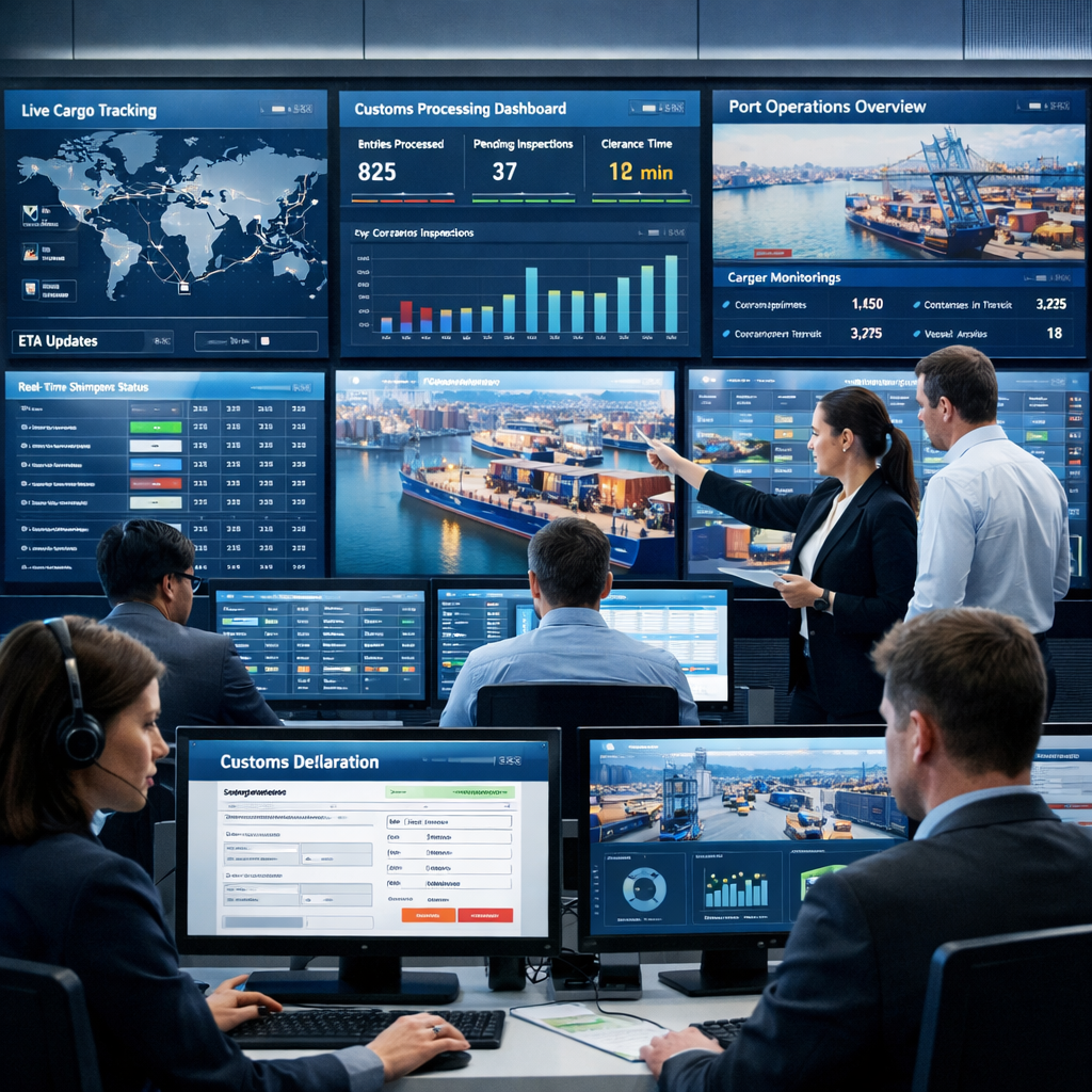 HighTech Customs Control Tower with RealTime Freight Systems HighTech Customs Control Tower with RealTime Freight Systems