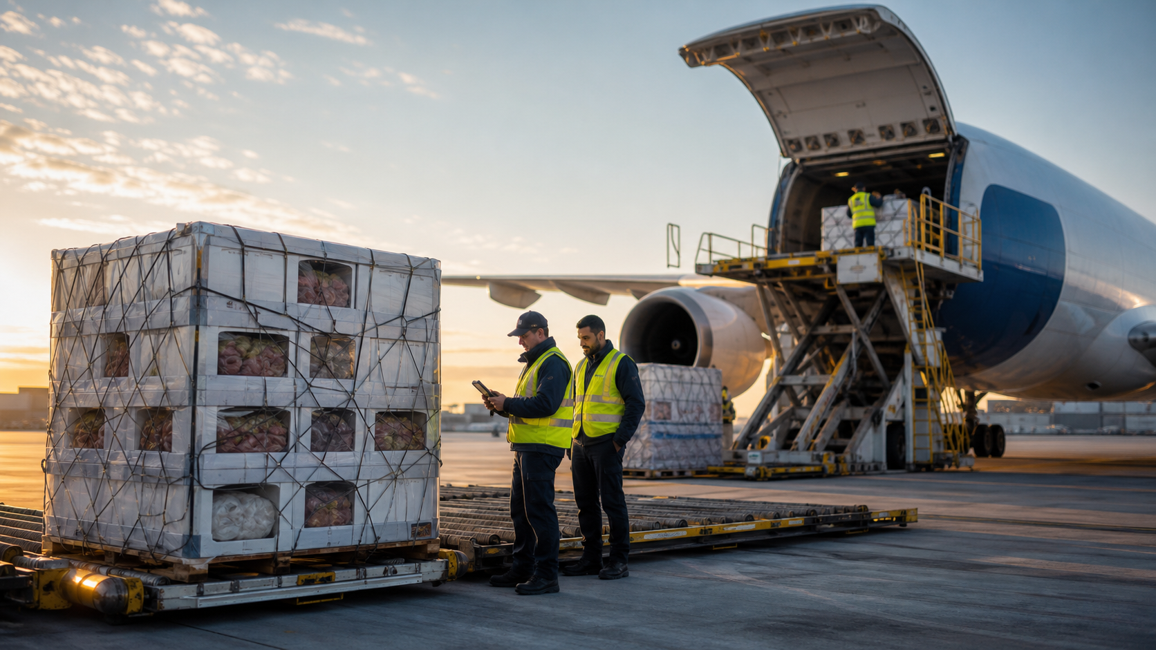 Premium Food Air Cargo Loading