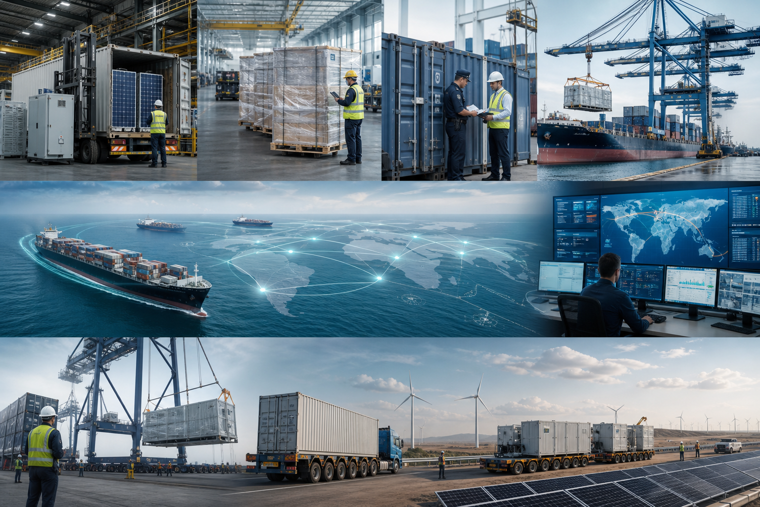 Renewable Energy Logistics Across Global Maritime Networks