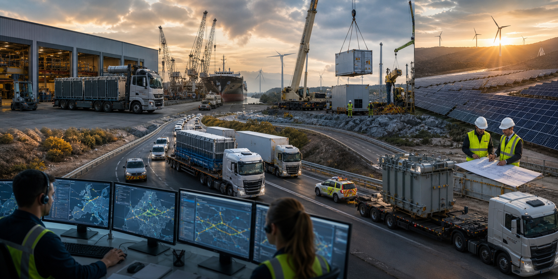 Renewable Energy Transport Coordination Network