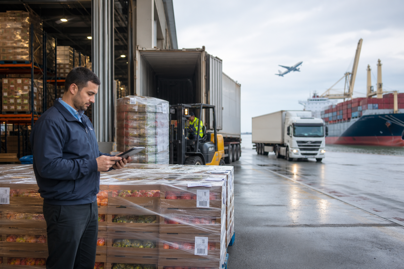 Secure Cargo Journey Through Global Supply Chain