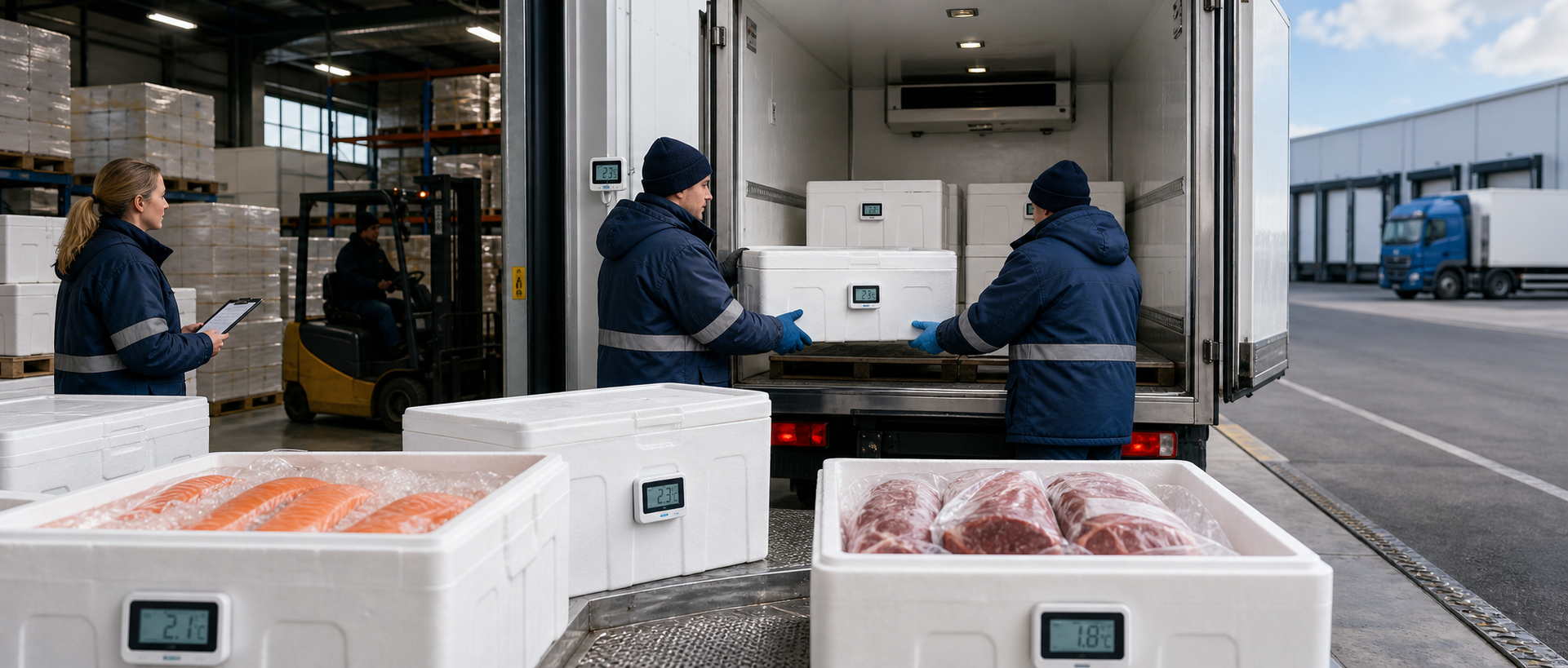 Temperature Controlled Food Shipment